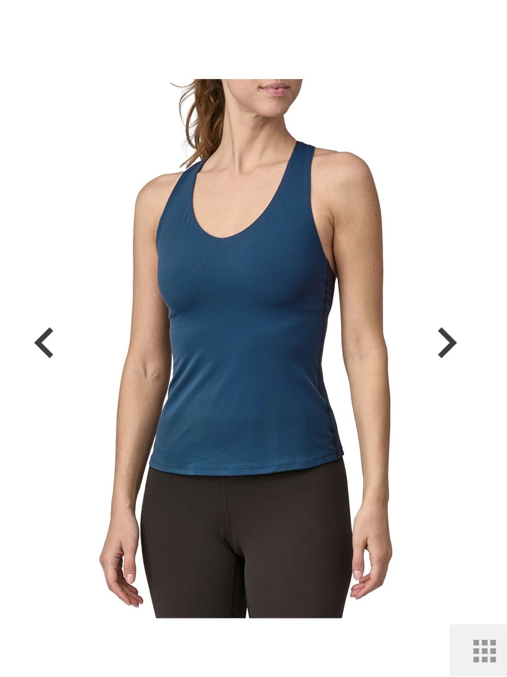 Patagonia Maipo Racerback Tank Top - Deep Blue Size Small